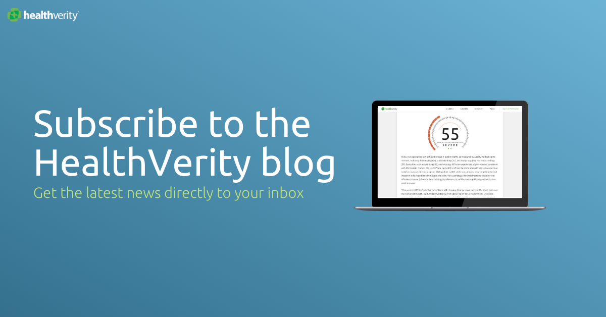 Subscribe to the HealthVerity blog